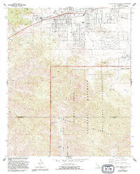Yucca Valley South California Historical topographic map, 1:24000 scale, 7.5 X 7.5 Minute, Year 1972