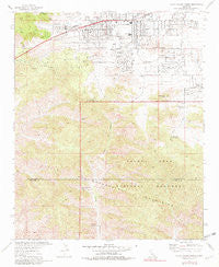 Yucca Valley South California Historical topographic map, 1:24000 scale, 7.5 X 7.5 Minute, Year 1972