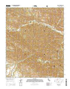 Zaca Lake California Current topographic map, 1:24000 scale, 7.5 X 7.5 Minute, Year 2015