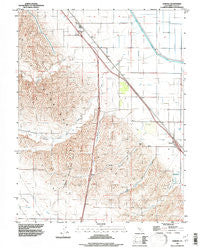 Zamora California Historical topographic map, 1:24000 scale, 7.5 X 7.5 Minute, Year 1992