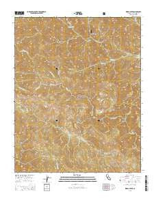 Zigzag Creek California Current topographic map, 1:24000 scale, 7.5 X 7.5 Minute, Year 2015