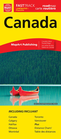 Buy map Canada Fast Track Laminated Map