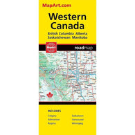 Buy map Western Canada Road Map