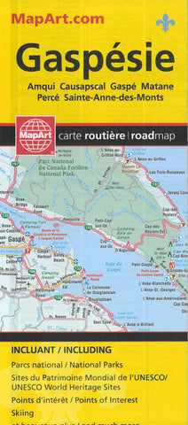 Buy map Gaspesie Folded Map - 1179