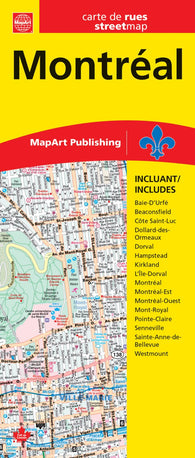 Buy map Montreal Road Map
