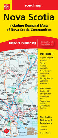 Buy map Nova Scotia Road Map