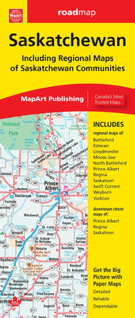 Buy map Saskatchewan Road Map
