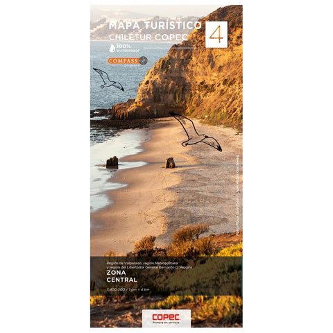 Buy map Mapa turistico Chiletur COPEC : Zona Central 1:400 000