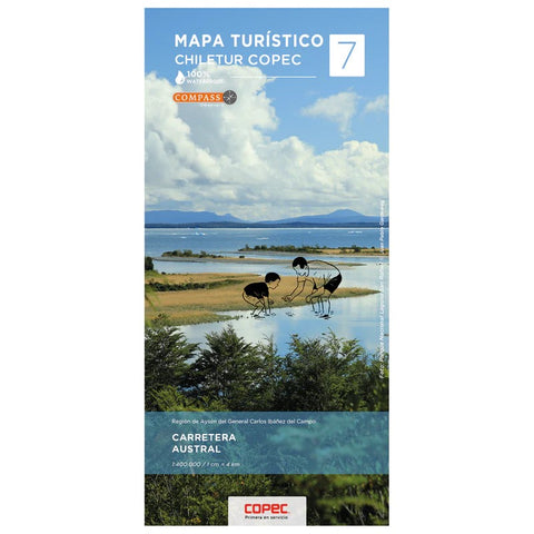 Buy map Mapa Turístico : Chiletur Copec 2023/2024 : Carretera : Austral