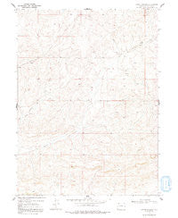 Adobe Springs Colorado Historical topographic map, 1:24000 scale, 7.5 X 7.5 Minute, Year 1969