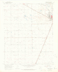 Alamosa West Colorado Historical topographic map, 1:24000 scale, 7.5 X 7.5 Minute, Year 1966
