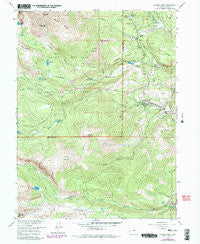 Allens Park Colorado Historical topographic map, 1:24000 scale, 7.5 X 7.5 Minute, Year 1957