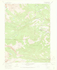 Allens Park Colorado Historical topographic map, 1:24000 scale, 7.5 X 7.5 Minute, Year 1957