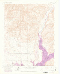 Allison Colorado Historical topographic map, 1:24000 scale, 7.5 X 7.5 Minute, Year 1954