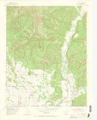 Allison Colorado Historical topographic map, 1:24000 scale, 7.5 X 7.5 Minute, Year 1954