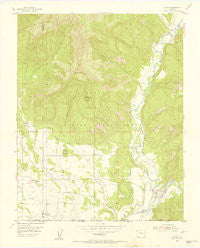 Allison Colorado Historical topographic map, 1:24000 scale, 7.5 X 7.5 Minute, Year 1954