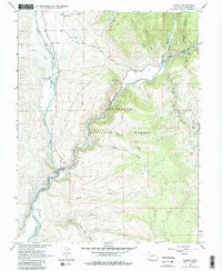 Almont Colorado Historical topographic map, 1:24000 scale, 7.5 X 7.5 Minute, Year 1964