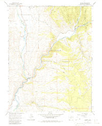 Almont Colorado Historical topographic map, 1:24000 scale, 7.5 X 7.5 Minute, Year 1964