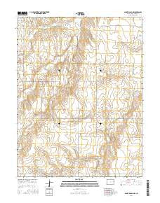 Alpine Ranch NW Colorado Current topographic map, 1:24000 scale, 7.5 X 7.5 Minute, Year 2016