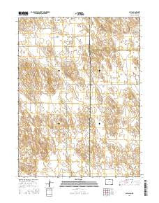 Alvin Colorado Current topographic map, 1:24000 scale, 7.5 X 7.5 Minute, Year 2016