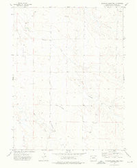 Antelope Creek West Colorado Historical topographic map, 1:24000 scale, 7.5 X 7.5 Minute, Year 1973