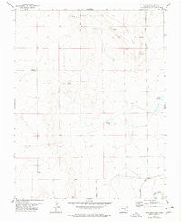 Antelope Mesa Colorado Historical topographic map, 1:24000 scale, 7.5 X 7.5 Minute, Year 1977