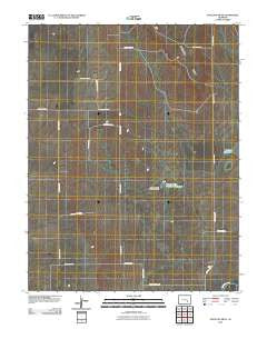 Antelope Mesa Colorado Historical topographic map, 1:24000 scale, 7.5 X 7.5 Minute, Year 2010