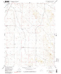 Antero Reservoir NE Colorado Historical topographic map, 1:24000 scale, 7.5 X 7.5 Minute, Year 1956