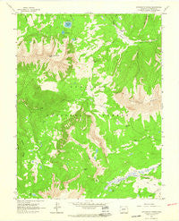 Anthracite Range Colorado Historical topographic map, 1:24000 scale, 7.5 X 7.5 Minute, Year 1961