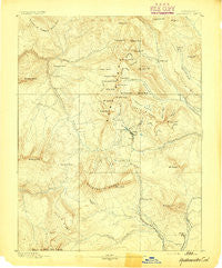 Anthracite Colorado Historical topographic map, 1:62500 scale, 15 X 15 Minute, Year 1893