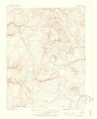 Anthracite Colorado Historical topographic map, 1:62500 scale, 15 X 15 Minute, Year 1888