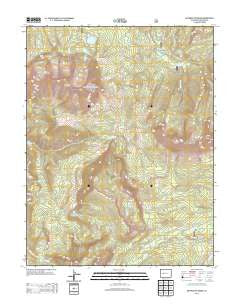 Anthracite Range Colorado Historical topographic map, 1:24000 scale, 7.5 X 7.5 Minute, Year 2013