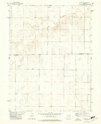 Anton SE Colorado Historical topographic map, 1:24000 scale, 7.5 X 7.5 Minute, Year 1977