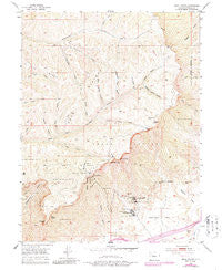 Anvil Points Colorado Historical topographic map, 1:24000 scale, 7.5 X 7.5 Minute, Year 1952