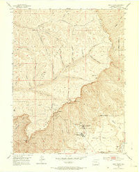 Anvil Points Colorado Historical topographic map, 1:24000 scale, 7.5 X 7.5 Minute, Year 1952