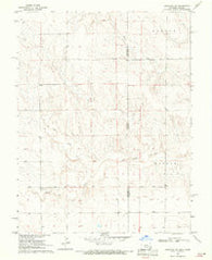 Arapahoe NE Colorado Historical topographic map, 1:24000 scale, 7.5 X 7.5 Minute, Year 1969