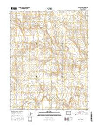 Arapahoe NW Colorado Current topographic map, 1:24000 scale, 7.5 X 7.5 Minute, Year 2016