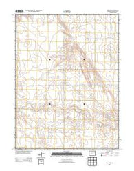 Arickaree Colorado Historical topographic map, 1:24000 scale, 7.5 X 7.5 Minute, Year 2013