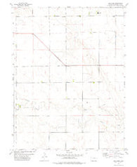 Arickaree Colorado Historical topographic map, 1:24000 scale, 7.5 X 7.5 Minute, Year 1977