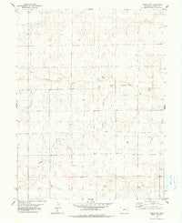 Arriba NW Colorado Historical topographic map, 1:24000 scale, 7.5 X 7.5 Minute, Year 1979