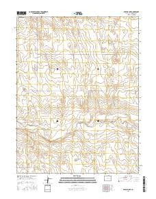 Arsenic Lake Colorado Current topographic map, 1:24000 scale, 7.5 X 7.5 Minute, Year 2016