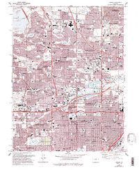 Arvada Colorado Historical topographic map, 1:24000 scale, 7.5 X 7.5 Minute, Year 1965