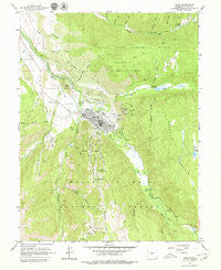 Aspen Colorado Historical topographic map, 1:24000 scale, 7.5 X 7.5 Minute, Year 1960