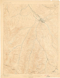 Aspen Colorado Historical topographic map, 1:62500 scale, 15 X 15 Minute, Year 1895