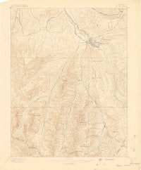 Aspen Colorado Historical topographic map, 1:62500 scale, 15 X 15 Minute, Year 1895