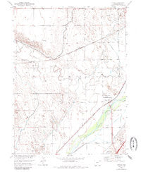 Atwood Colorado Historical topographic map, 1:24000 scale, 7.5 X 7.5 Minute, Year 1951