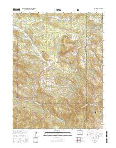 Bailey Colorado Current topographic map, 1:24000 scale, 7.5 X 7.5 Minute, Year 2016