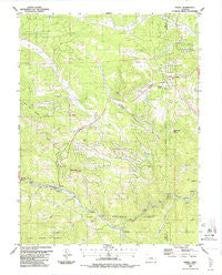 Bailey Colorado Historical topographic map, 1:24000 scale, 7.5 X 7.5 Minute, Year 1987
