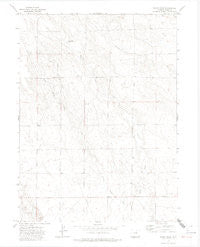 Baker Draw Colorado Historical topographic map, 1:24000 scale, 7.5 X 7.5 Minute, Year 1972