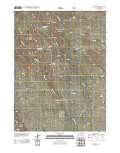 Baker Draw Colorado Historical topographic map, 1:24000 scale, 7.5 X 7.5 Minute, Year 2011